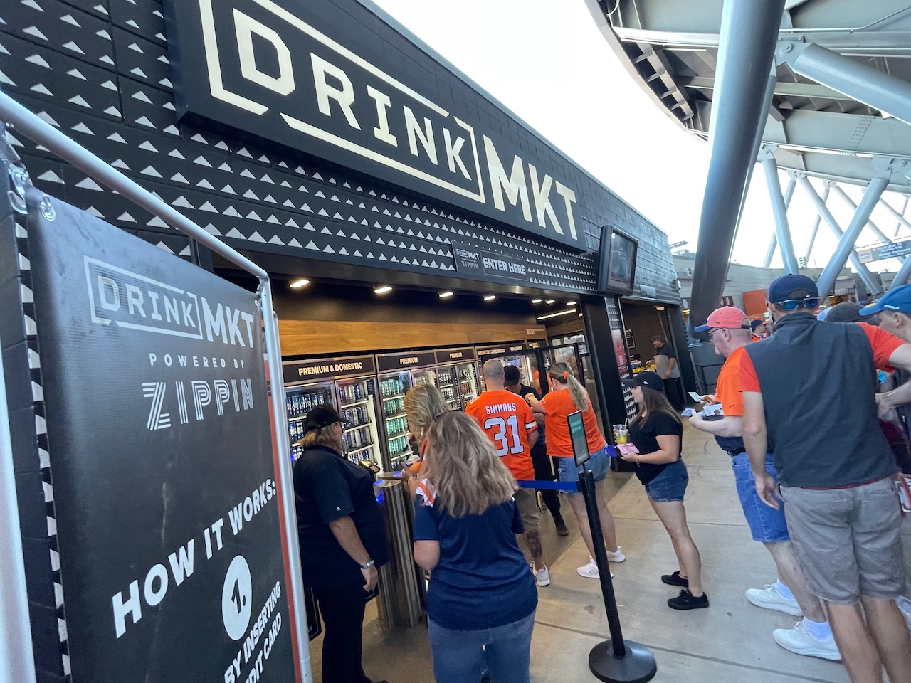 Denver Concessions Part Facing A New Way To Zippin Stadium Tech