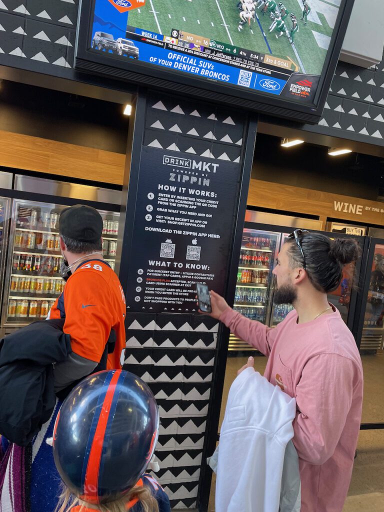 Broncos fans get technology to help speed up concessions at Mile High