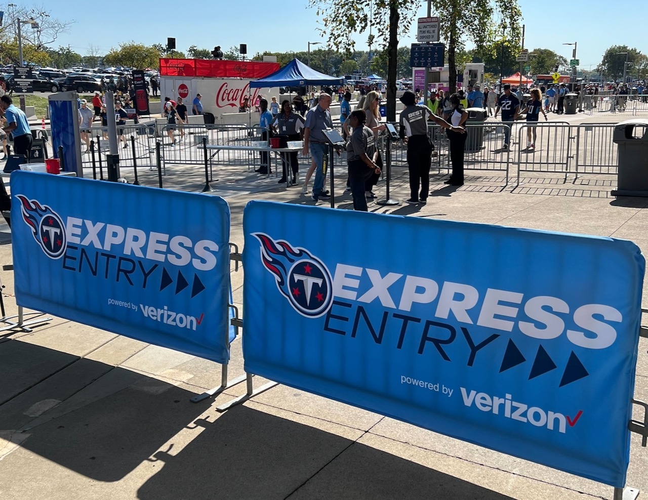 Titans tap Verizon, Wicket for facial authentication entry at Nissan